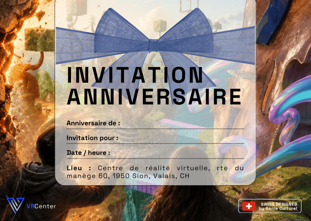 Anniversaire centre réalité virtuelle valais suisse romande