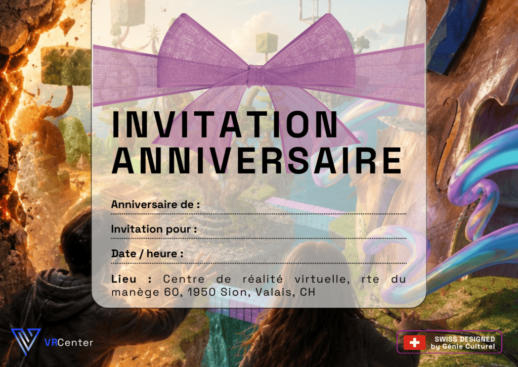 Anniversaire centre réalité virtuelle valais suisse romande 1